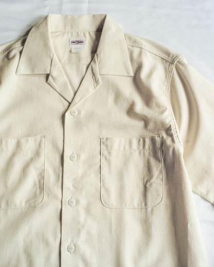 BIG YANK 1954 QLS CHAMBRAY - COTTON CHAMBRAY - INDIGO & NATURAL