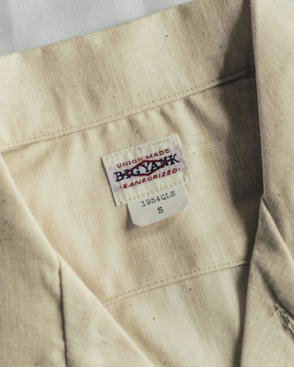 BIG YANK 1954 QLS CHAMBRAY - COTTON CHAMBRAY - INDIGO & NATURAL
