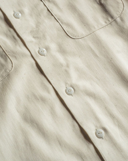 BIG YANK 1954 QLS CHAMBRAY - COTTON CHAMBRAY - INDIGO & NATURAL