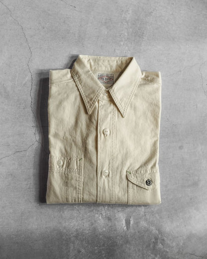 BIG YANK 1935 ORIGINAL CHAMBRAY - COTTON CHAMBRAY - BLUE & NATURAL & BLACK