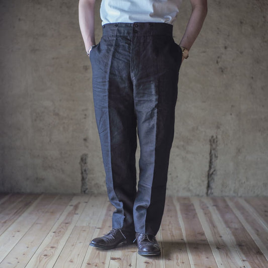 BJ - LINEN - BLACK