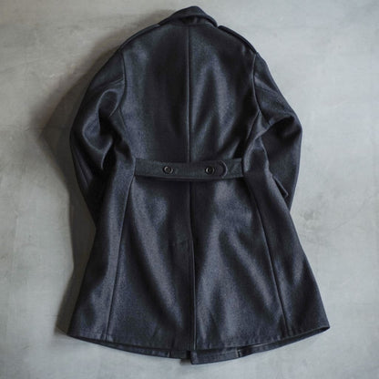 CD LONG COAT - FRENCH WOOL - NAVY