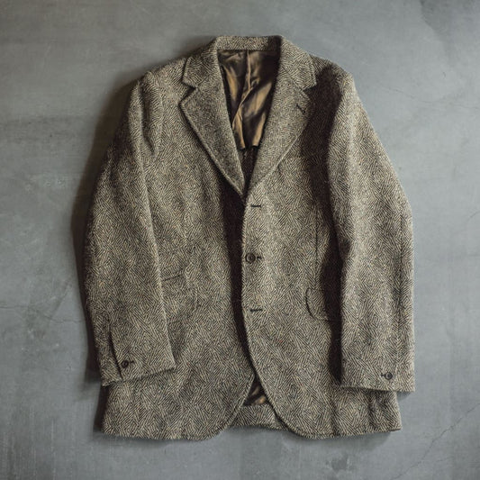CHARLY - DONEGAL TWEED - CRAZY HERRING BONE TAN