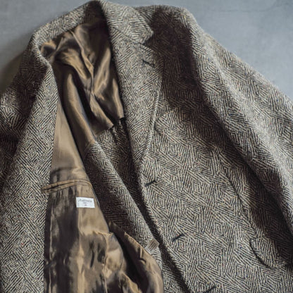 CHARLY - DONEGAL TWEED - CRAZY HERRING BONE TAN