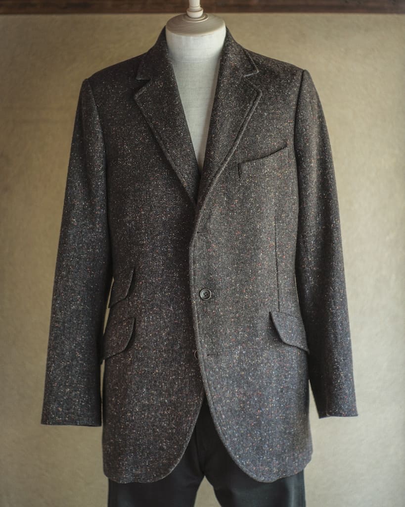 CHARLY - DONEGAL TWEED - DARK BROWN