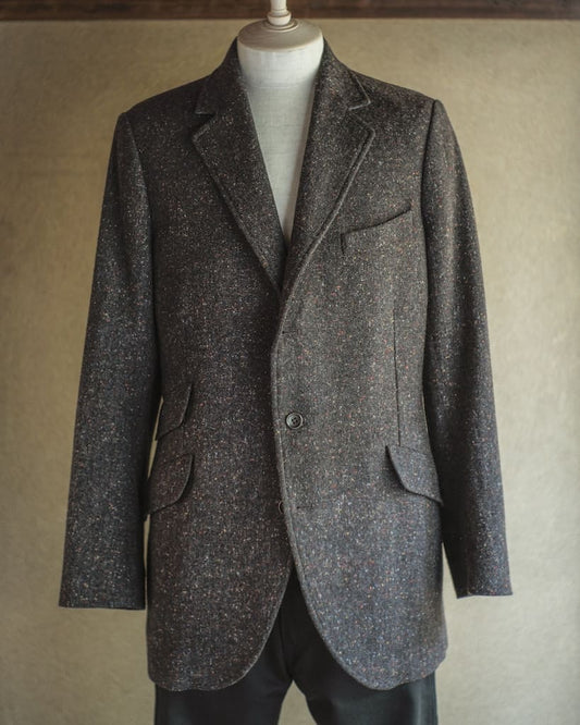 CHARLY - DONEGAL TWEED - DARK BROWN