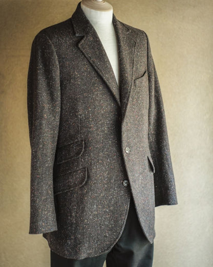 CHARLY - DONEGAL TWEED - DARK BROWN