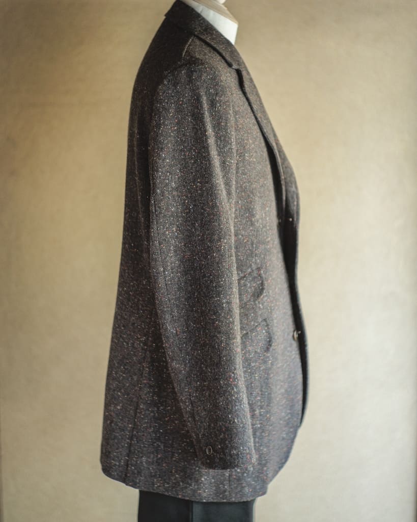 CHARLY - DONEGAL TWEED - DARK BROWN – ANATOMICA KYOTO アナトミカ京都