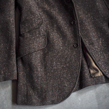 CHARLY - DONEGAL TWEED - DARK BROWN