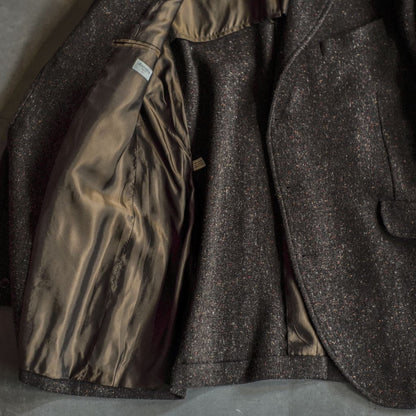 CHARLY - DONEGAL TWEED - DARK BROWN
