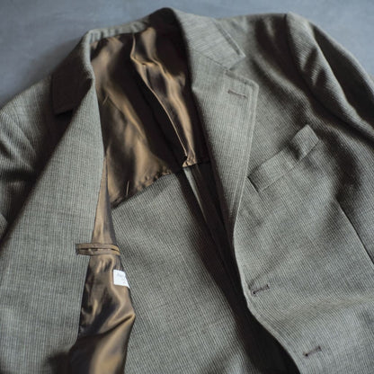 CHARLY - FOX AIR WOOL - OLIVE TENNIS STRIPE