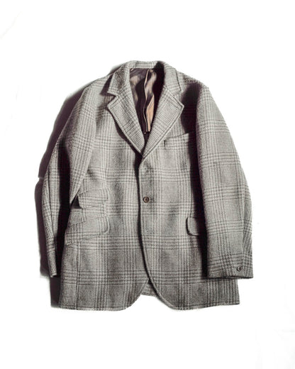 CHARLY - FOX ORGANIC GLEN CHECK - GREY