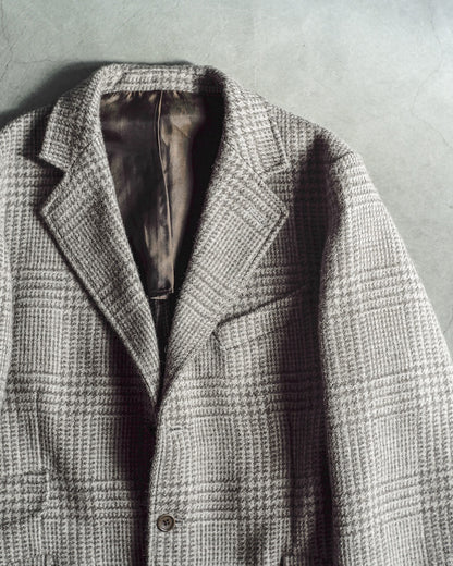 CHARLY - FOX ORGANIC GLEN CHECK - GREY