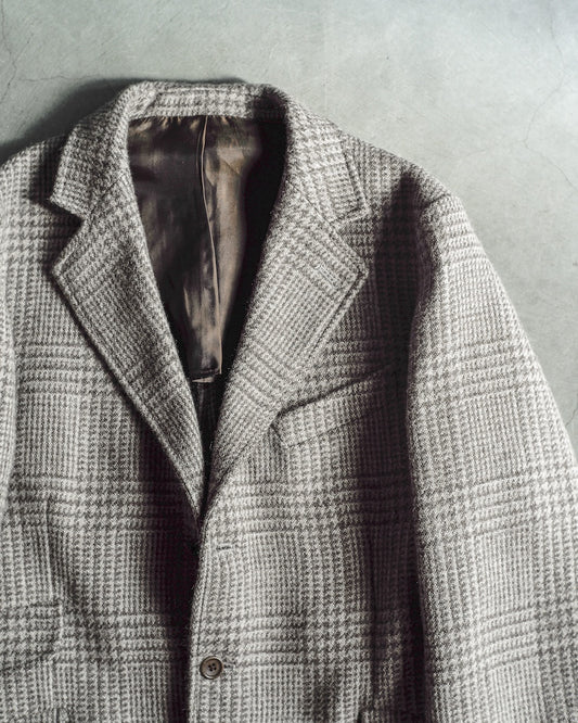 CHARLY - FOX ORGANIC GLEN CHECK - GREY