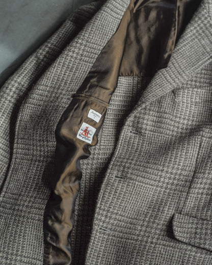 CHARLY - FOX ORGANIC GLEN CHECK - GREY