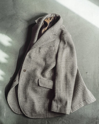 CHARLY - FOX ORGANIC GLEN CHECK - GREY