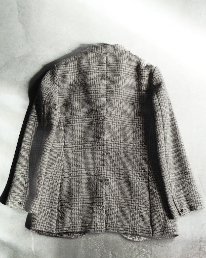 CHARLY - FOX ORGANIC GLENN CHECK - GREY – ANATOMICA KYOTO