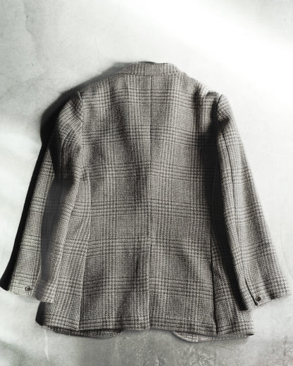 CHARLY - FOX ORGANIC GLEN CHECK - GREY