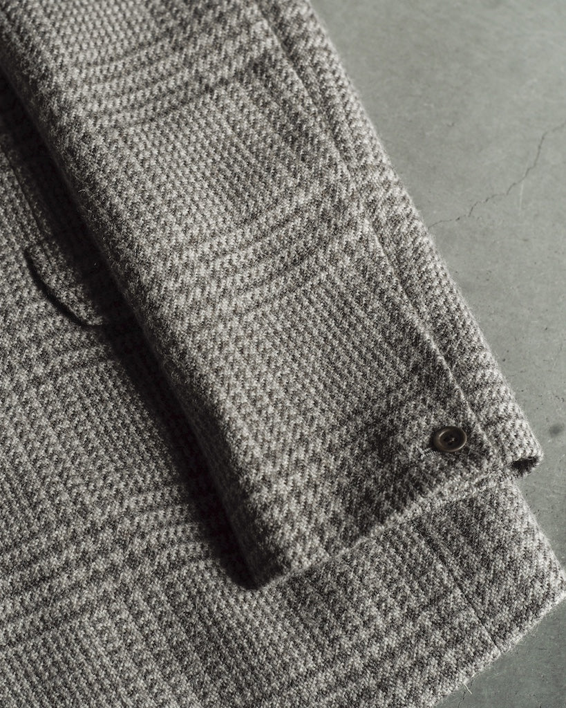 CHARLY - FOX ORGANIC GLENN CHECK - GREY – ANATOMICA KYOTO