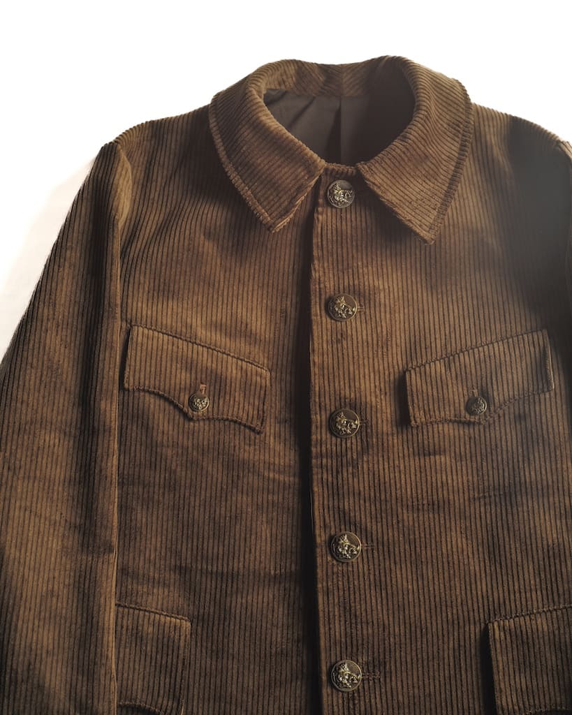 CHASSE - HEAVY CORDUROY - BROWN – ANATOMICA KYOTO アナトミカ京都