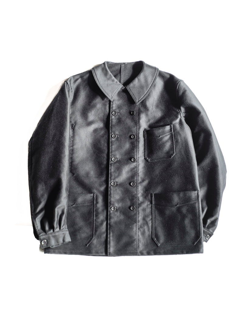 CHEMINOT - FRENCH MOLESKIN - BLACK