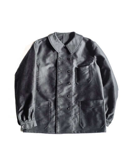 CHEMINOT - FRENCH MOLESKIN - BLACK