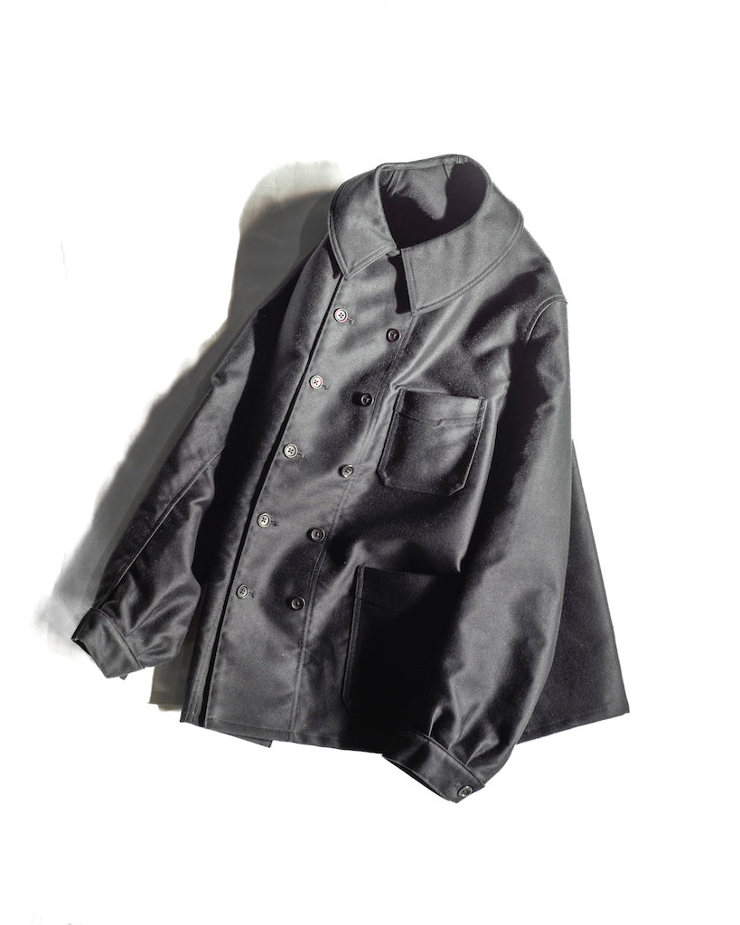 CHEMINOT - FRENCH MOLESKIN - BLACK