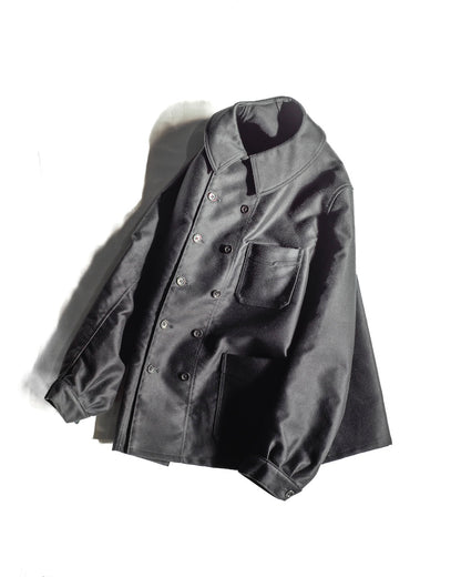 CHEMINOT - FRENCH MOLESKIN - BLACK