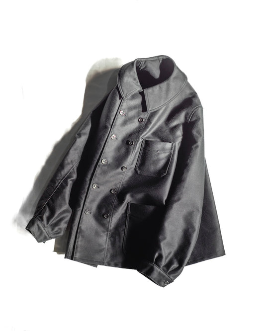 CHEMINOT - FRENCH MOLESKIN - BLACK