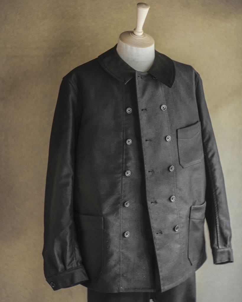 CHEMINOT - FRENCH MOLESKIN - BLACK – ANATOMICA KYOTO アナトミカ京都