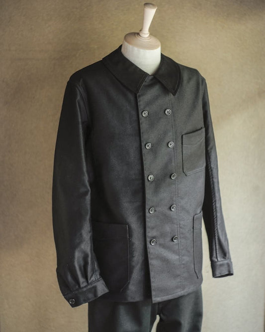 CHEMINOT - FRENCH MOLESKIN - BLACK