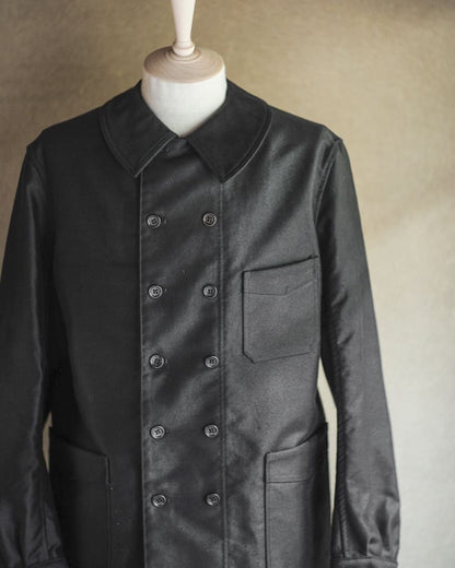 CHEMINOT - FRENCH MOLESKIN - BLACK