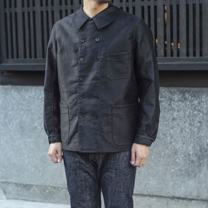 CHEMINOT - FRENCH MOLESKIN - BLACK