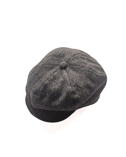 ANATOMICA by CHRISTY'S 6 PANEL CAP - DONEGAL TWEED - GREY