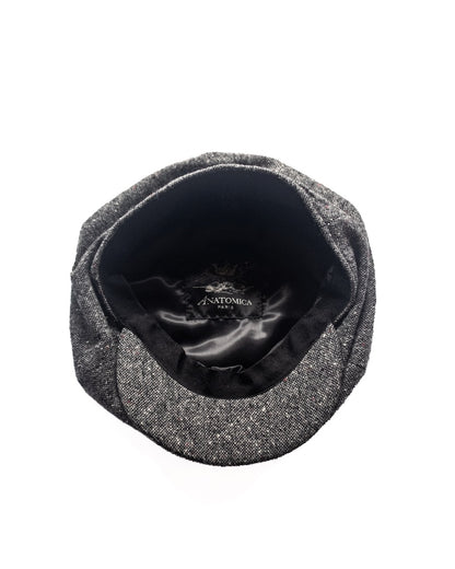 ANATOMICA by CHRISTY'S 6 PANEL CAP - DONEGAL TWEED - GREY