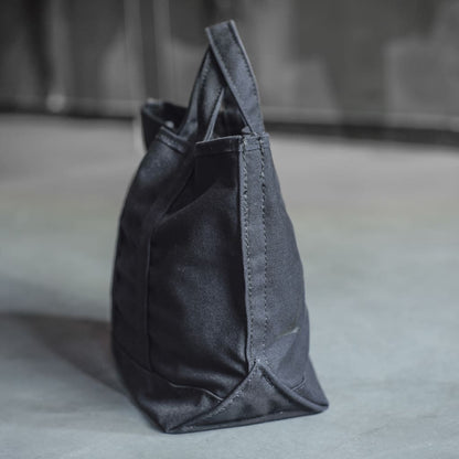 COAL BAG SMALL - COTTON CANVAS - BLACK