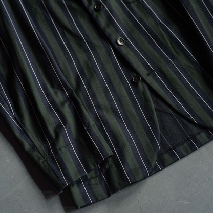 COLLEGE - WOOL  - NAVY × GREEN