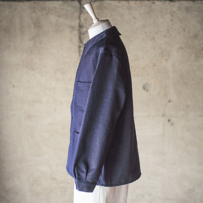 COLLETIN - COTTON CHANVRE - NAVY