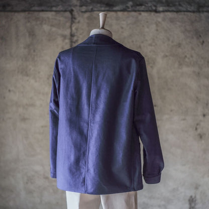 COLLETIN - FRENCH MOLESKIN - BUGATTI BLUE