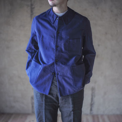 COLLETIN - FRENCH MOLESKIN - BUGATTI BLUE