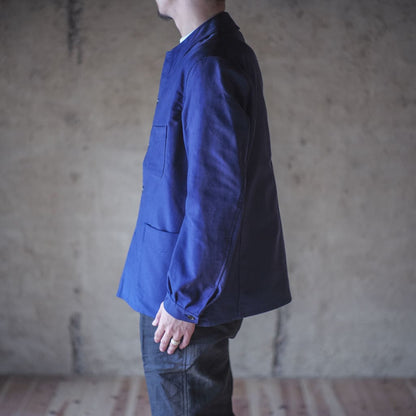 COLLETIN - FRENCH MOLESKIN - BUGATTI BLUE