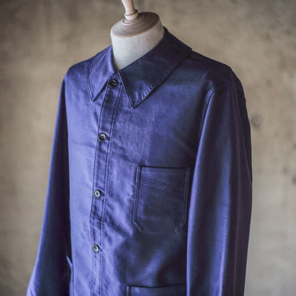 COLLETIN - FRENCH MOLESKIN - BUGATTI BLUE