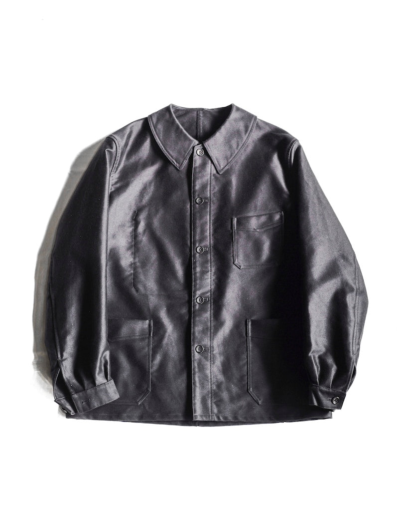 COLLETIN - GERMAN MOLESKIN - BLACK