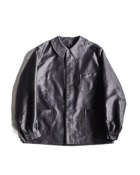 COLLETIN - GERMAN MOLESKIN - BLACK