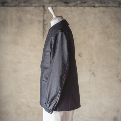 COLLETIN - GERMAN MOLESKIN - BLACK