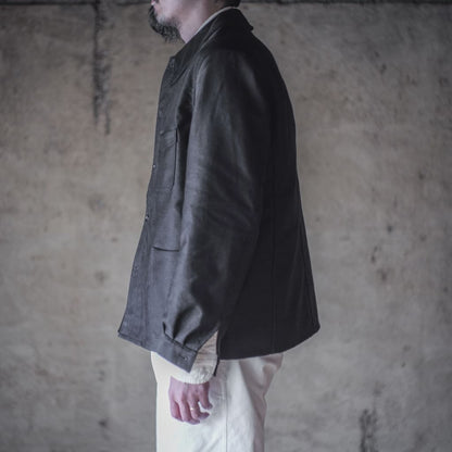 COLLETIN - GERMAN MOLESKIN - BLACK