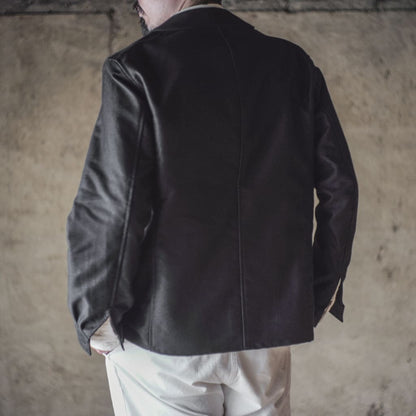 COLLETIN - GERMAN MOLESKIN - BLACK