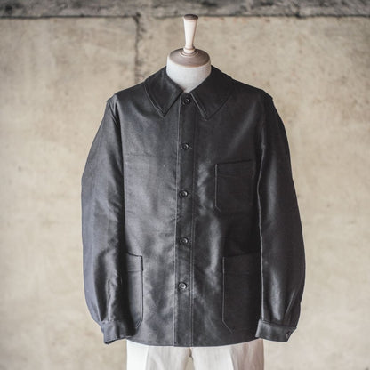 COLLETIN - GERMAN MOLESKIN - BLACK