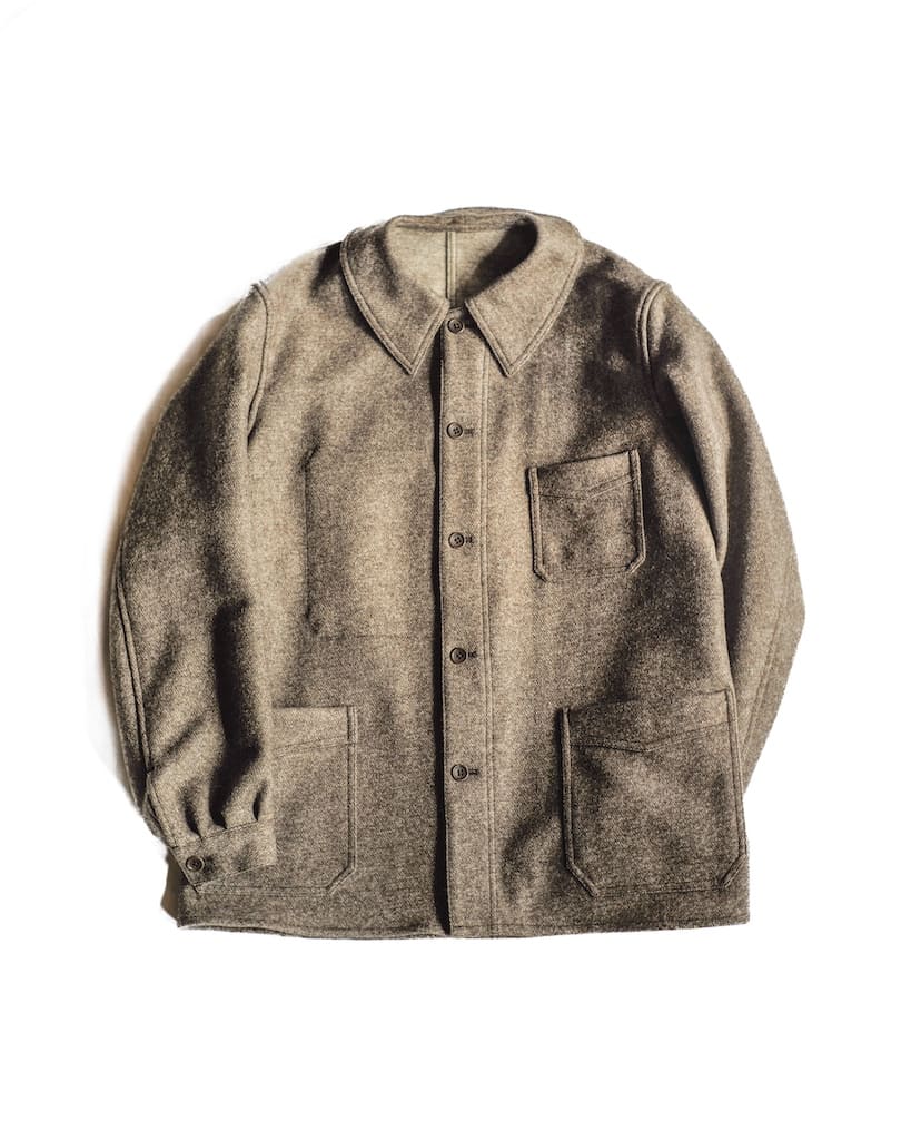 COLLETIN - DOUBLE WACE WOOL - BROWN