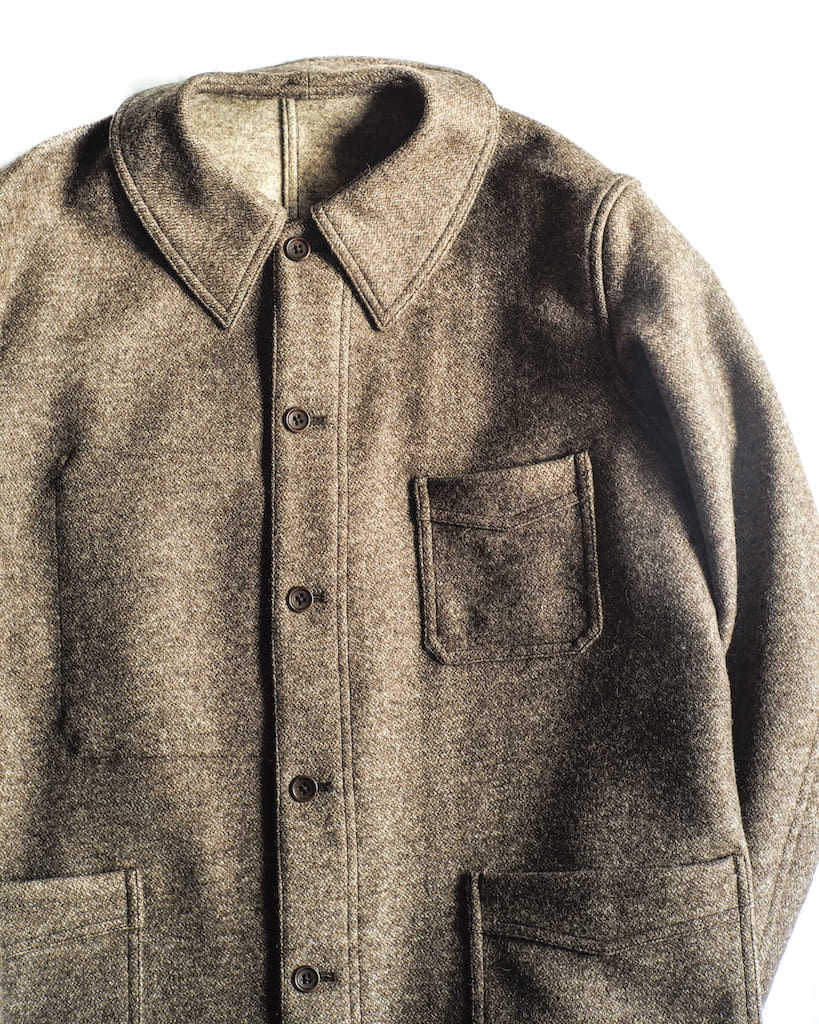 COLLETIN - DOUBLE WACE WOOL - BROWN